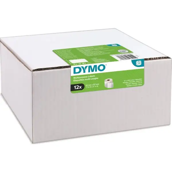 Dymo LabelWriter multi-etikett 32x57 mm, 12 rullar