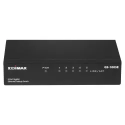 Edimax 5-portars Gigabit Switch GS-1005E Unmanaged, Desktop/Väggmonterbar, 1 Gbps (RJ-45) portar kvantitet 5,