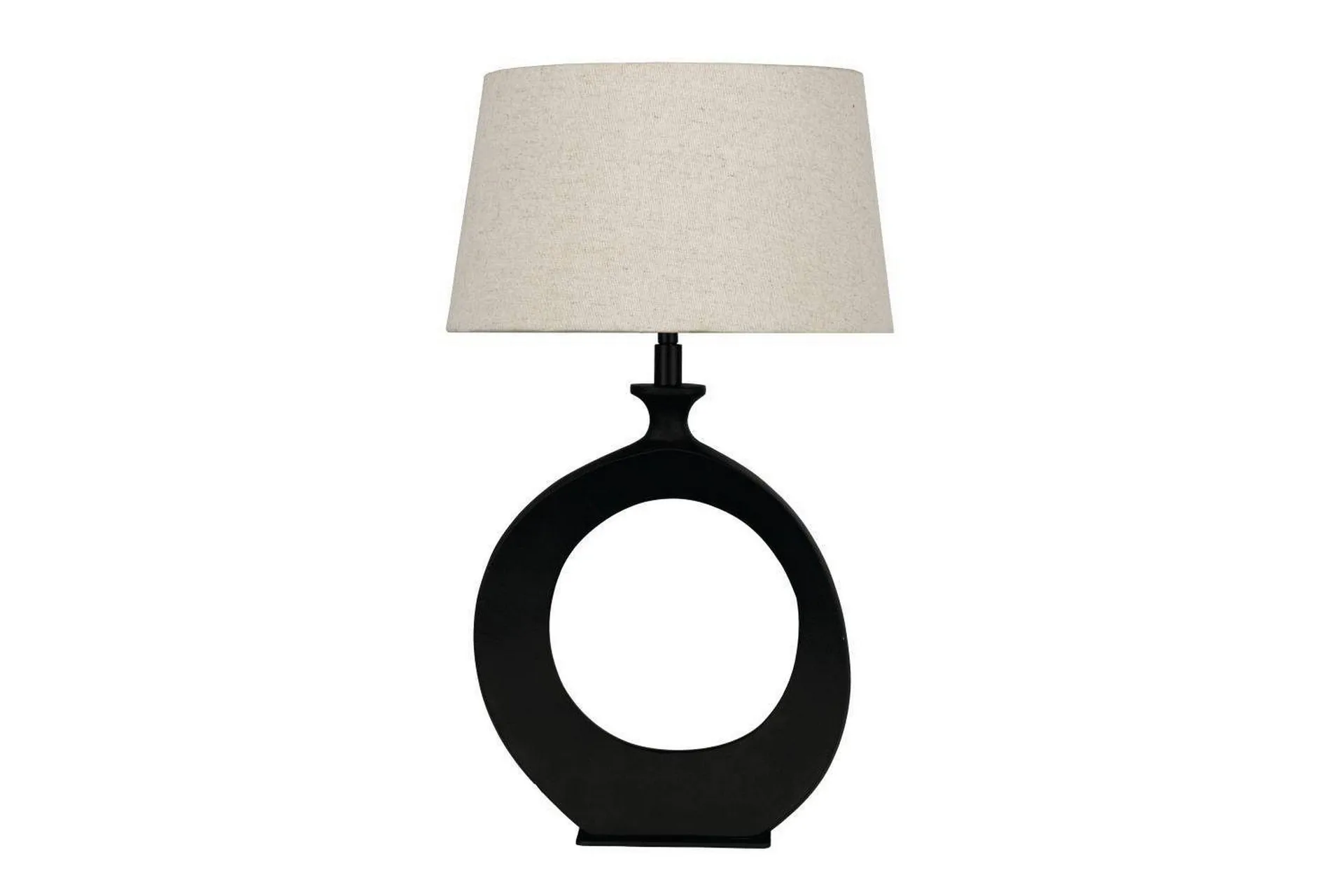 Bordslampa Eglo Diezma Svart/Natur 52 cm 52 cm