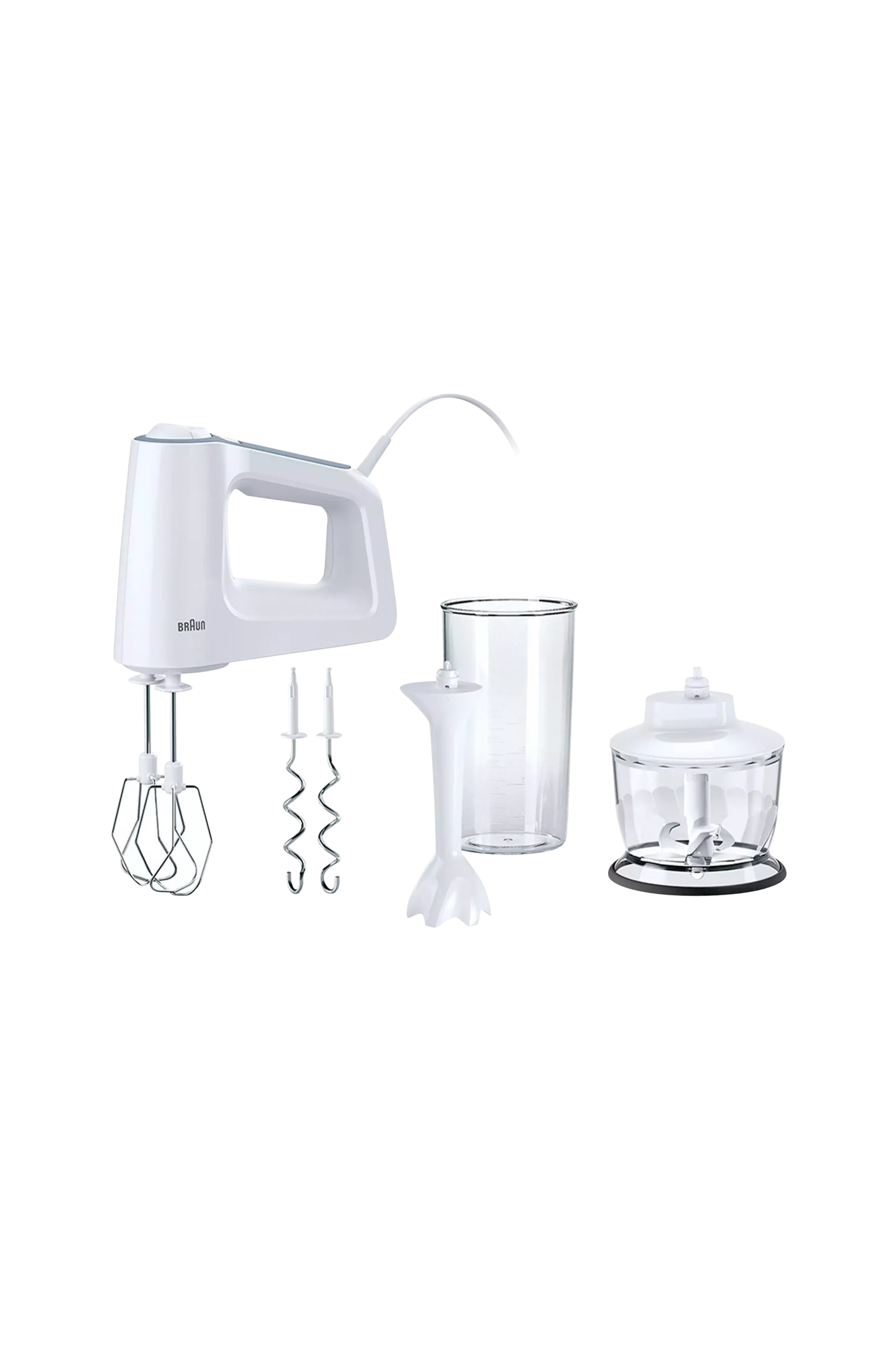 Elvisp 500w + Tillbehör Vit HM3135WH
