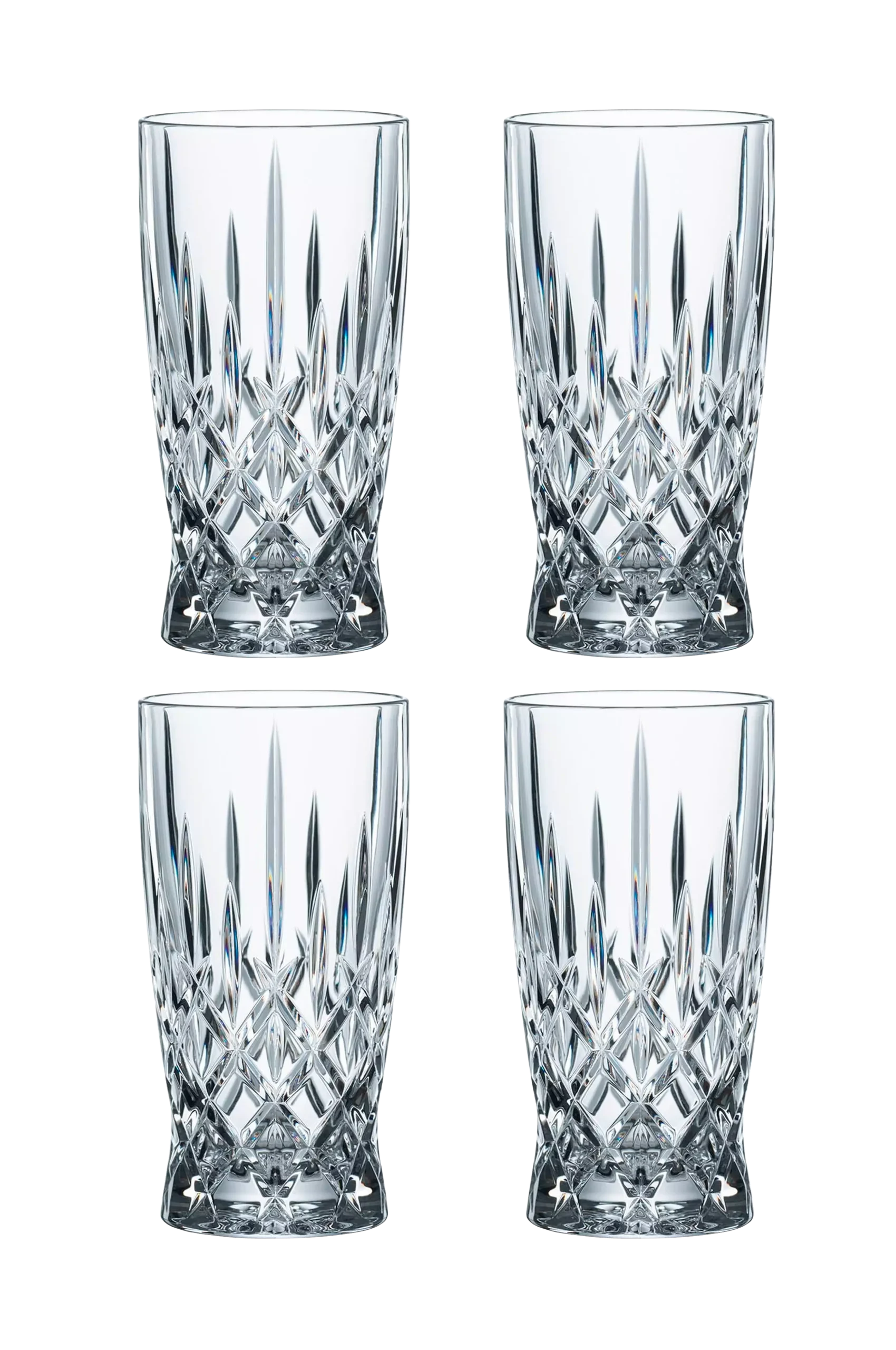 Latte Macchiatoglas med sugrör Noblesse 35 cl, 4-pack