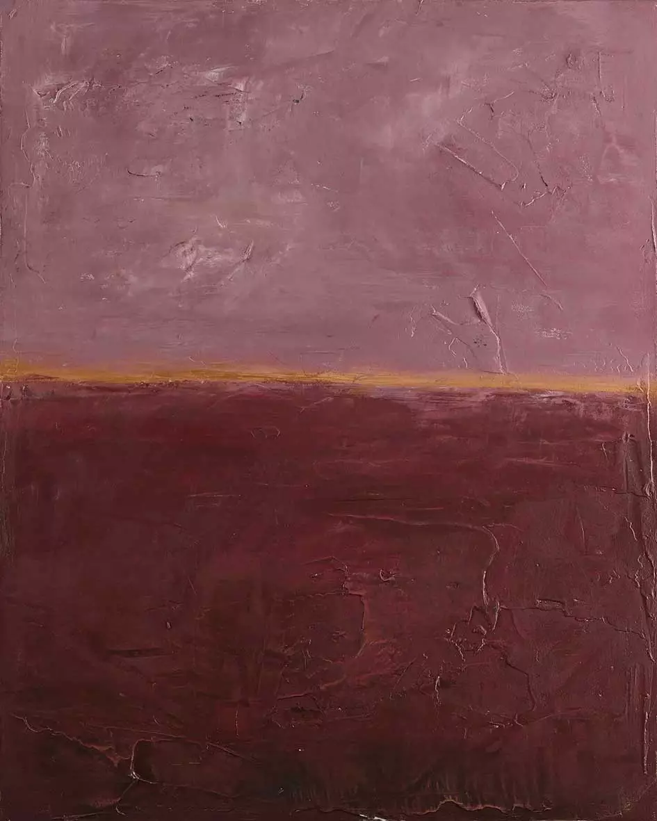 Design Målning / Edge Rose / 80x100 Cm