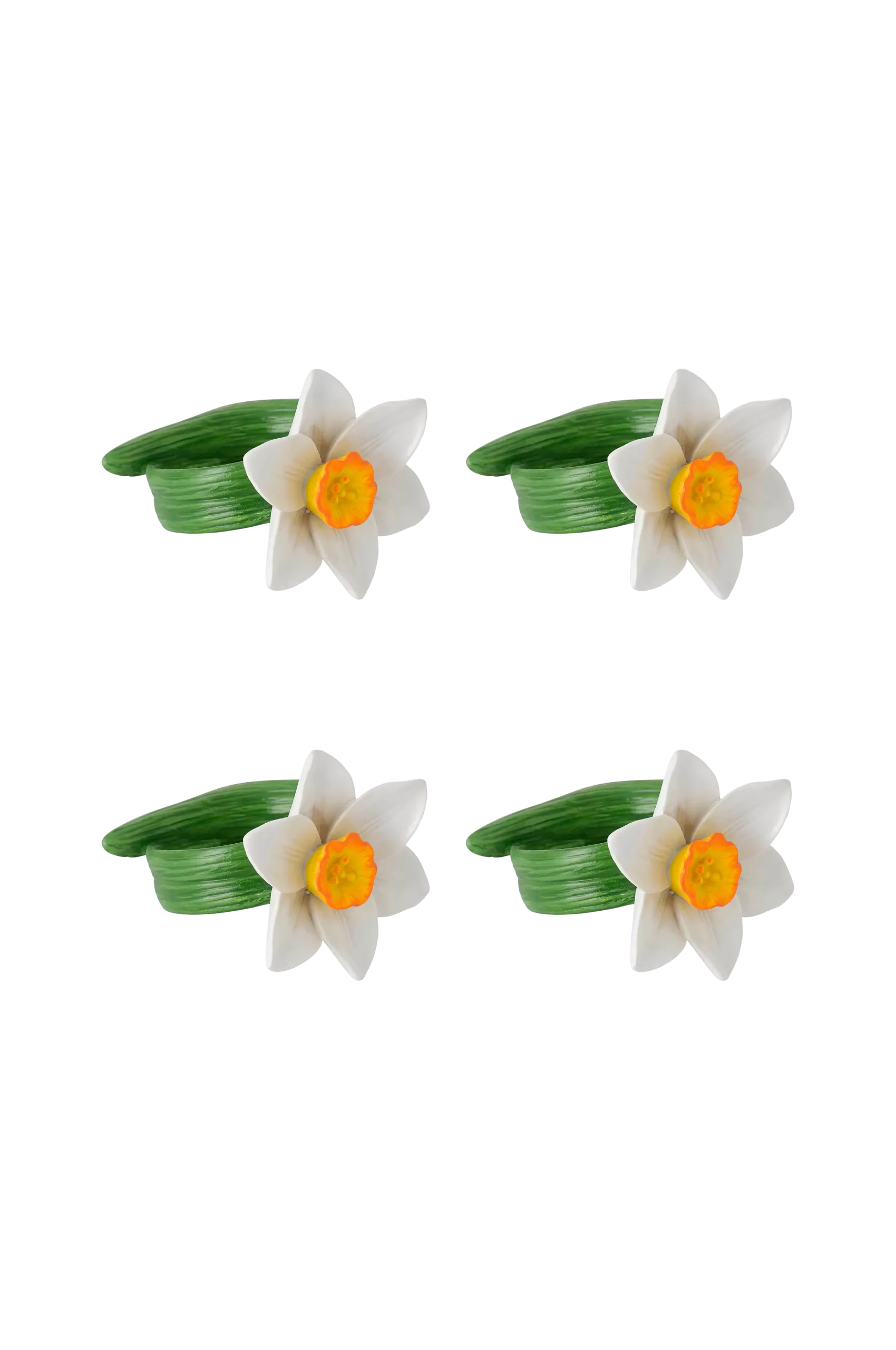 Servettringar Lily 4-pack