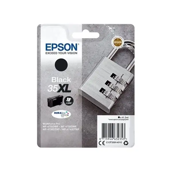 Bläckpatron Epson 35XL Svart 2600 sidor