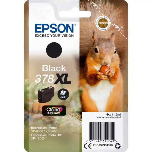 Bläckpatron Epson T378 XL Gul