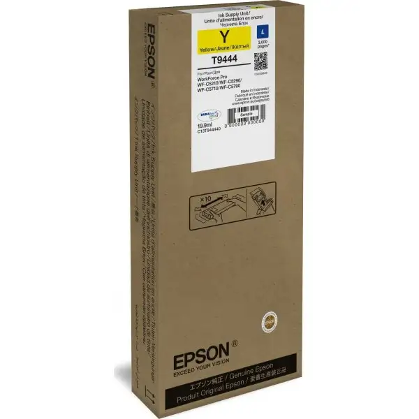 Bläckpatron Epson T9444 L Gul 3000 sidor