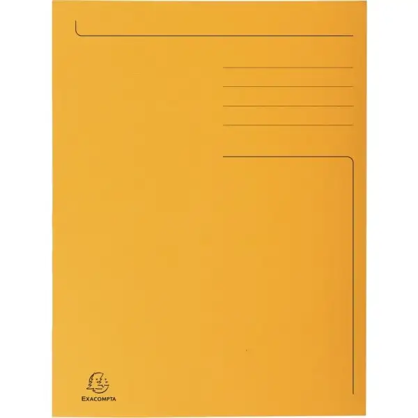 Exacompta Forever 3-klaffsmapp, A4, orange