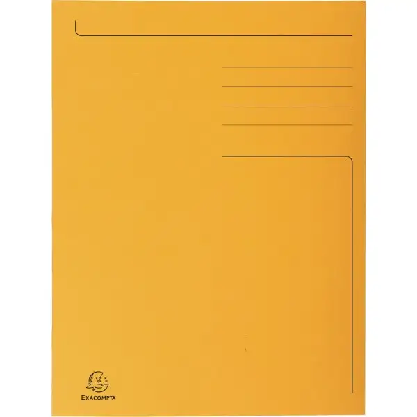 Exacompta Forever 3-klaffsmapp, folio, orange
