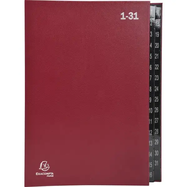 Exacompta Sorteringsmapp, 1-31, röd