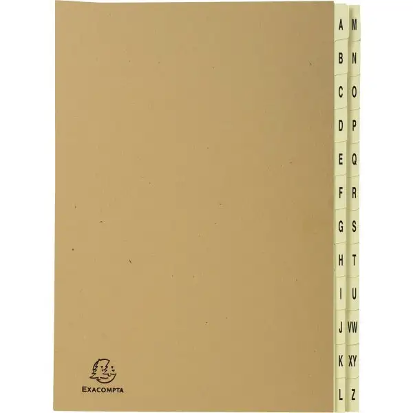 Exacompta Sorteringsmapp, A-Z, brun
