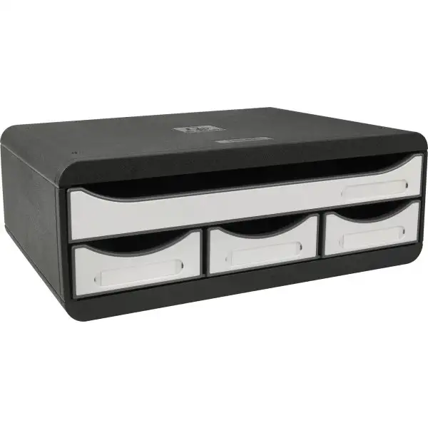 Exacompta Toolbox Skrivbordsbyrå, 4 st, vit