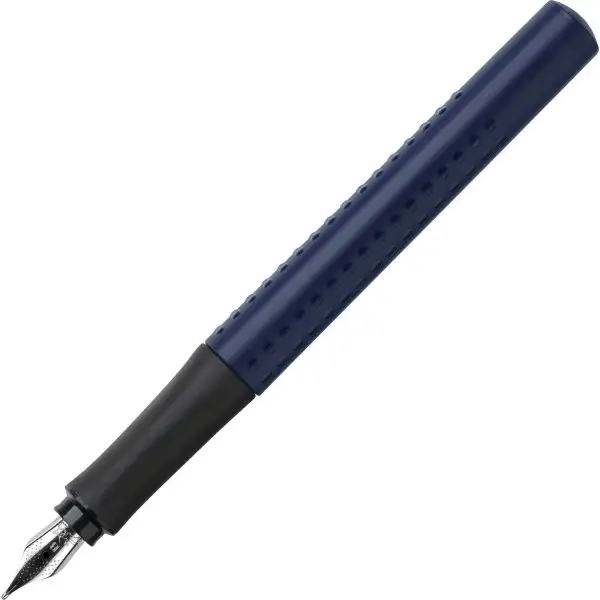 Faber-Castell Grip reservoarpenna, B, blå