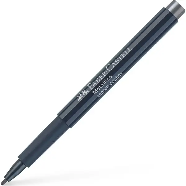 Faber-Castell Metallics Marker, Mörkgrå