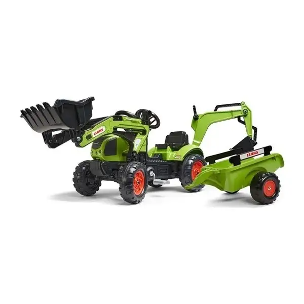 Falk Class traktor med grävskopa