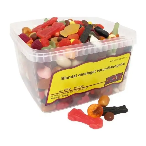 Färdigblandat lösgodis, 2 kg