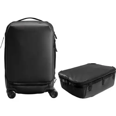 Peak Design Roller Pro Carry-On + Camera Cube V2 X-Large, black