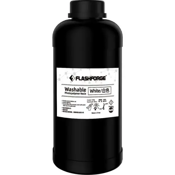 Flashforge harts för 3D-utskrifter | 1 liter | vit