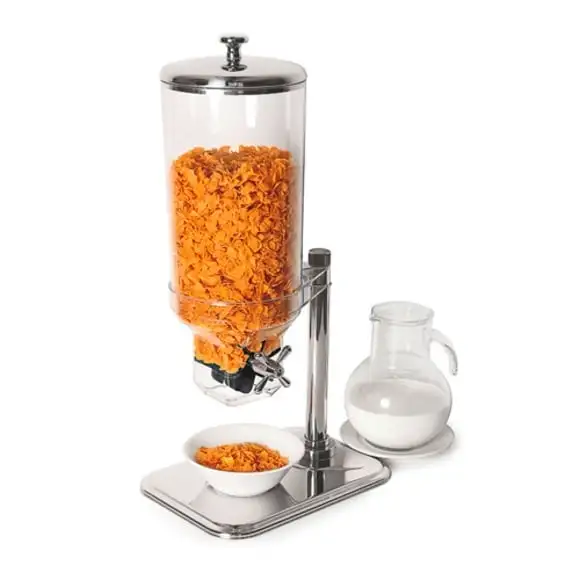 Flingdispenser polycarbonat/rostfri H64cm 7L Sunnex