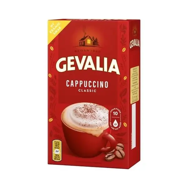 Gevalia Cappuccino Org., Kaffe, 10/fp