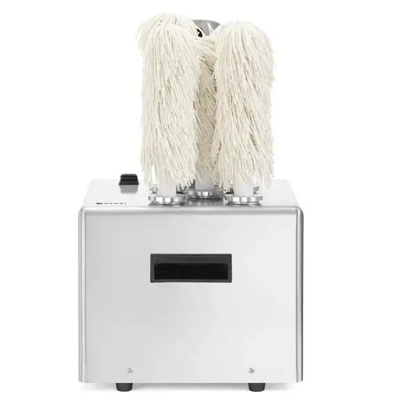 Glasputsare med 5 microfiber borstar HENDI