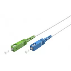 Goobay Fiberoptisk kabel (FTTH), Singlemode (OS2) White, vit (Simplex), 30 m