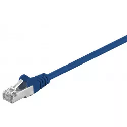 Goobay Patchkabel CAT 5e, SF/UTP, blå, 1,5 m