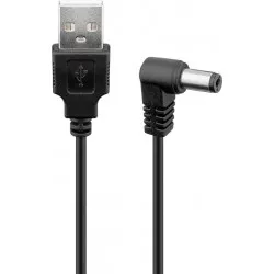 Goobay USB till DC-kabel 5,5 x 2,1 mm, 1 m