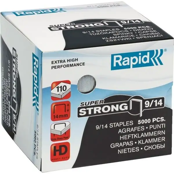 Häftklammer Rapid Super Strong 9/14, 5000 st