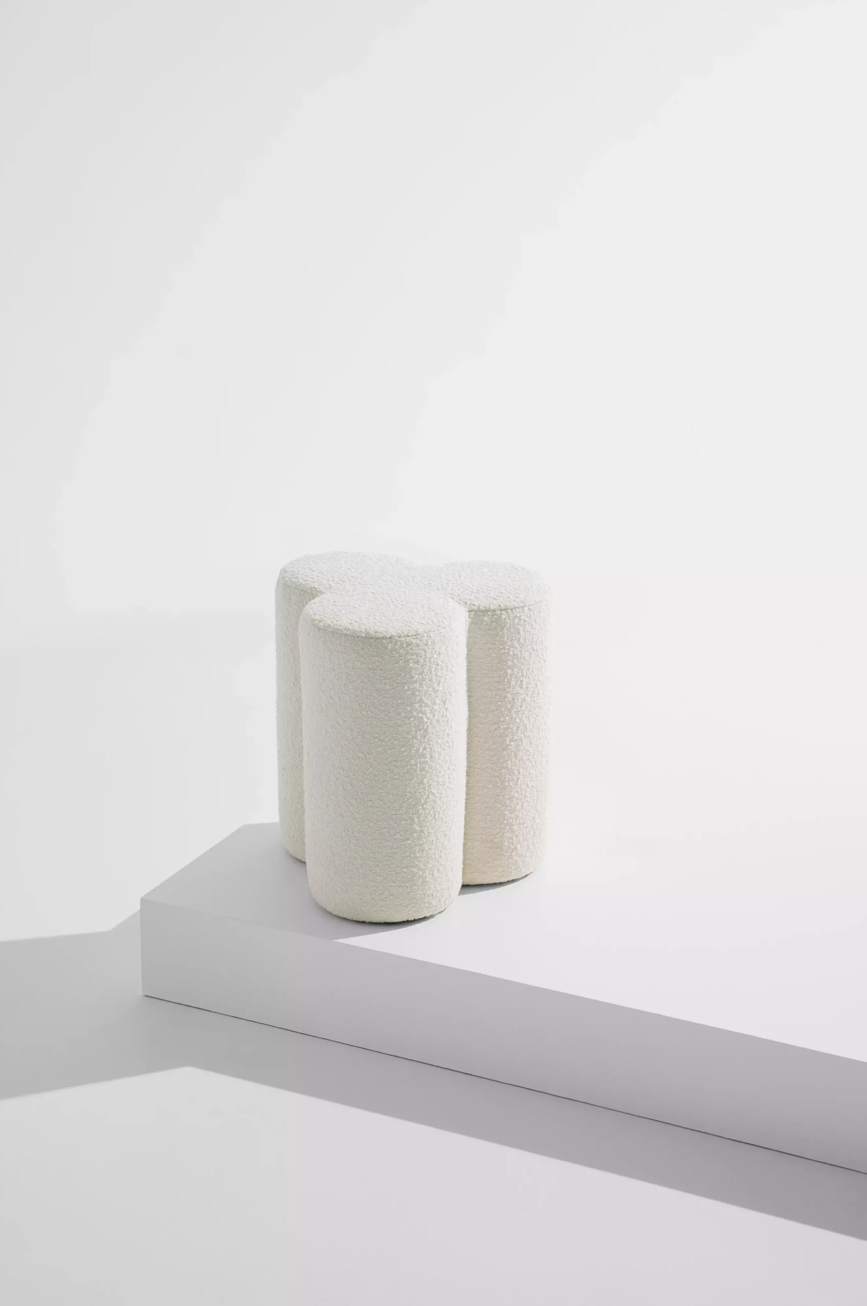 Bodhi puff i bouclé ø 40 cm