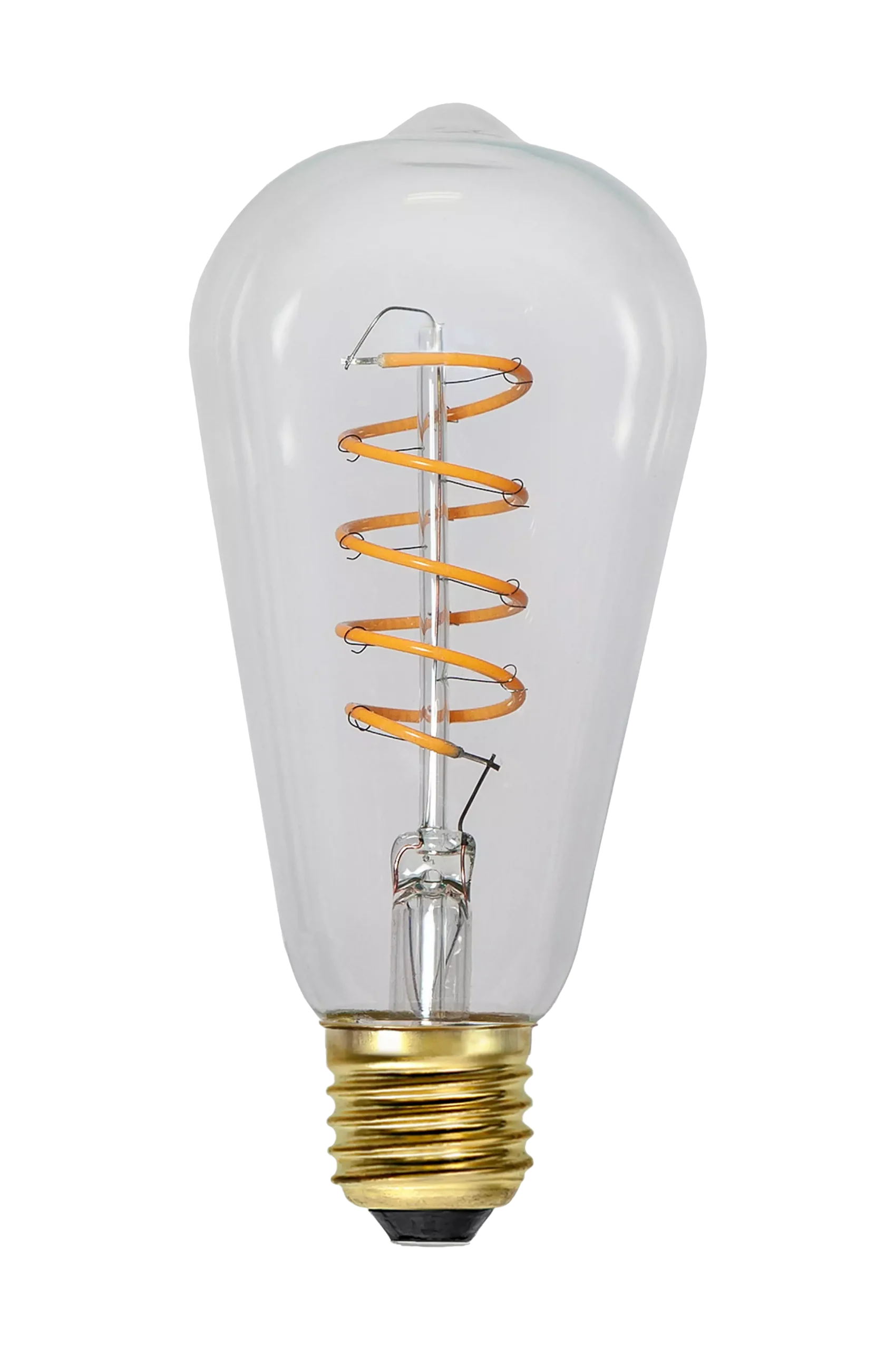 LED-lampa E27 ST64 Decoled Spiral Clear 3-step memory