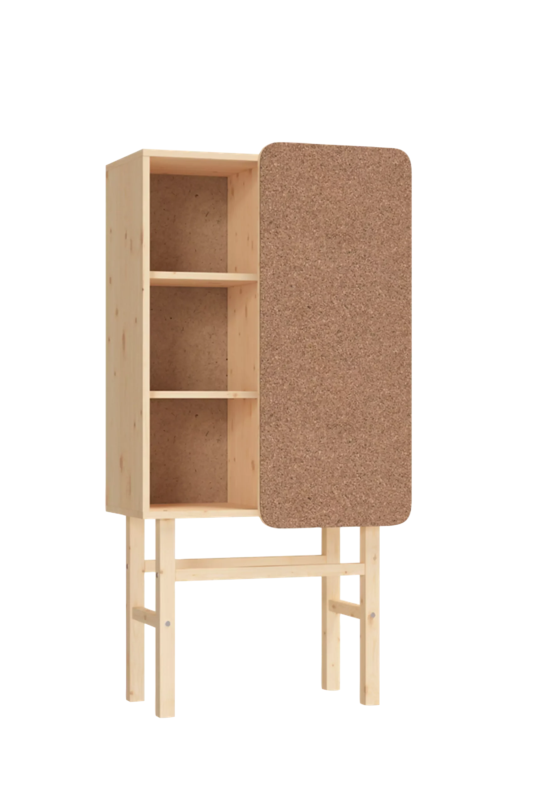 Skåp med anslagstavla Slide
