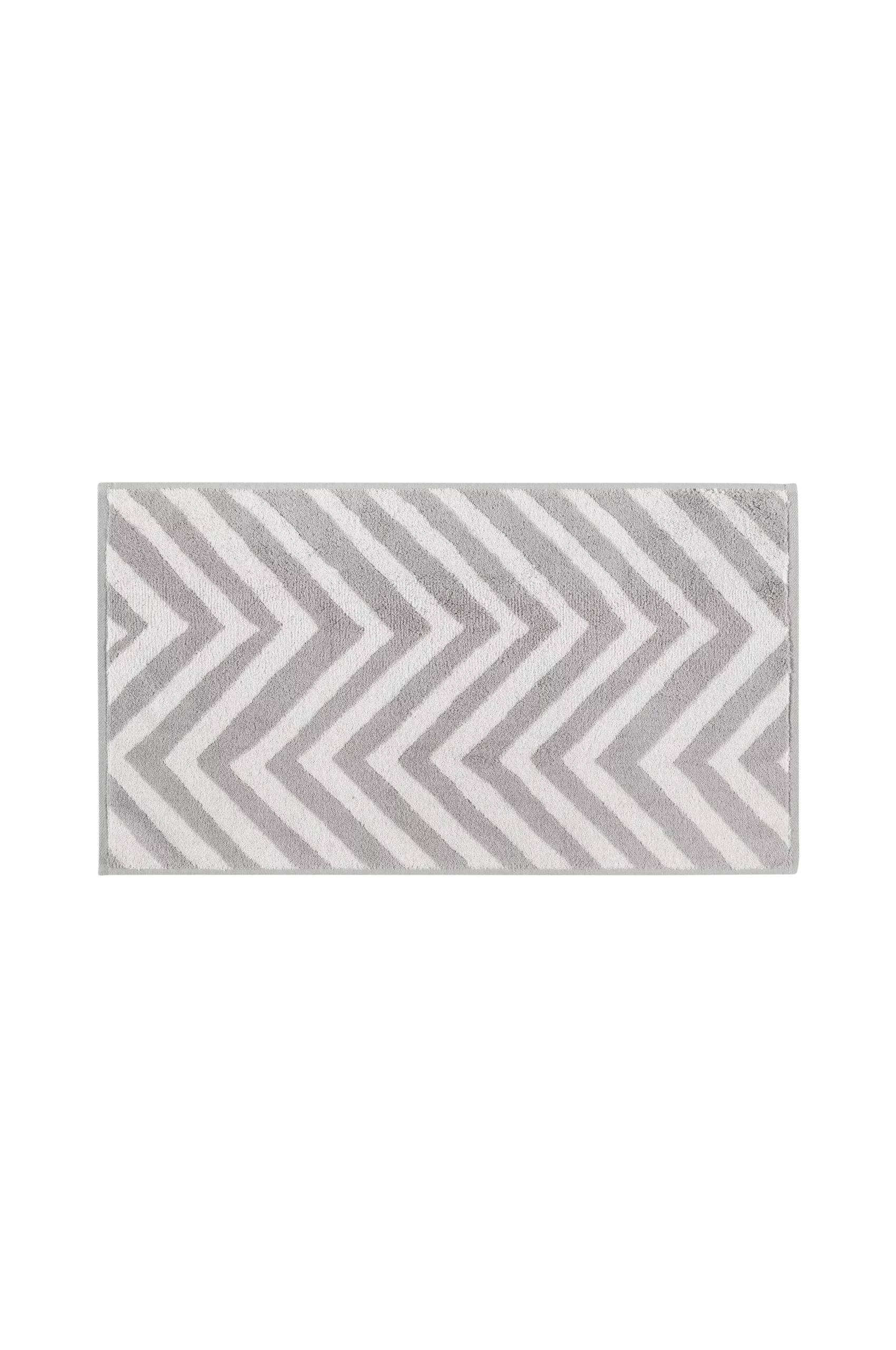 Liten handduk garnfärgad Chevron