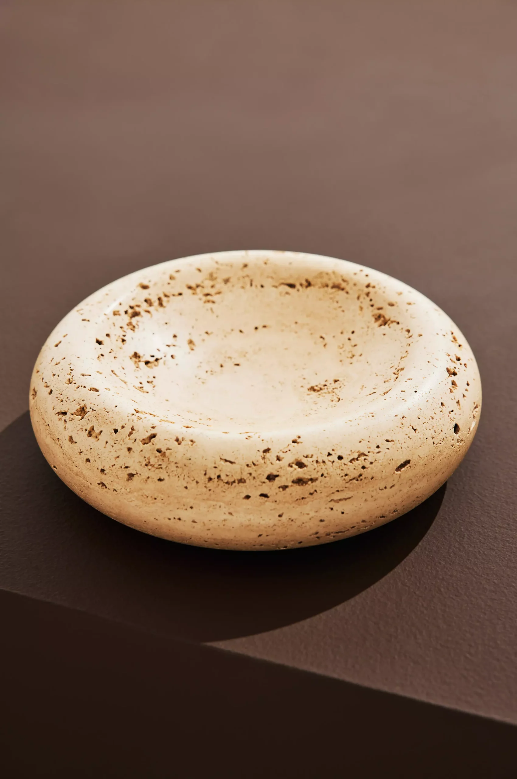 Moon skål travertine Ø22 cm