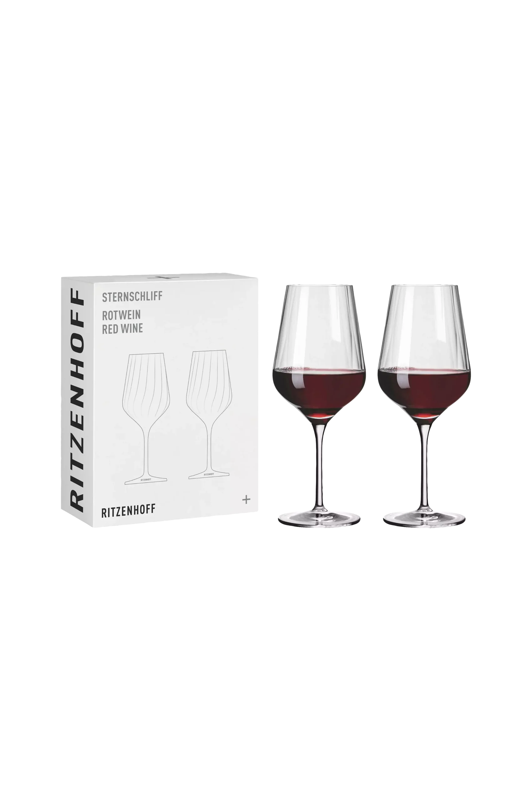 Rödvinsglas Sternschliff 2-pack