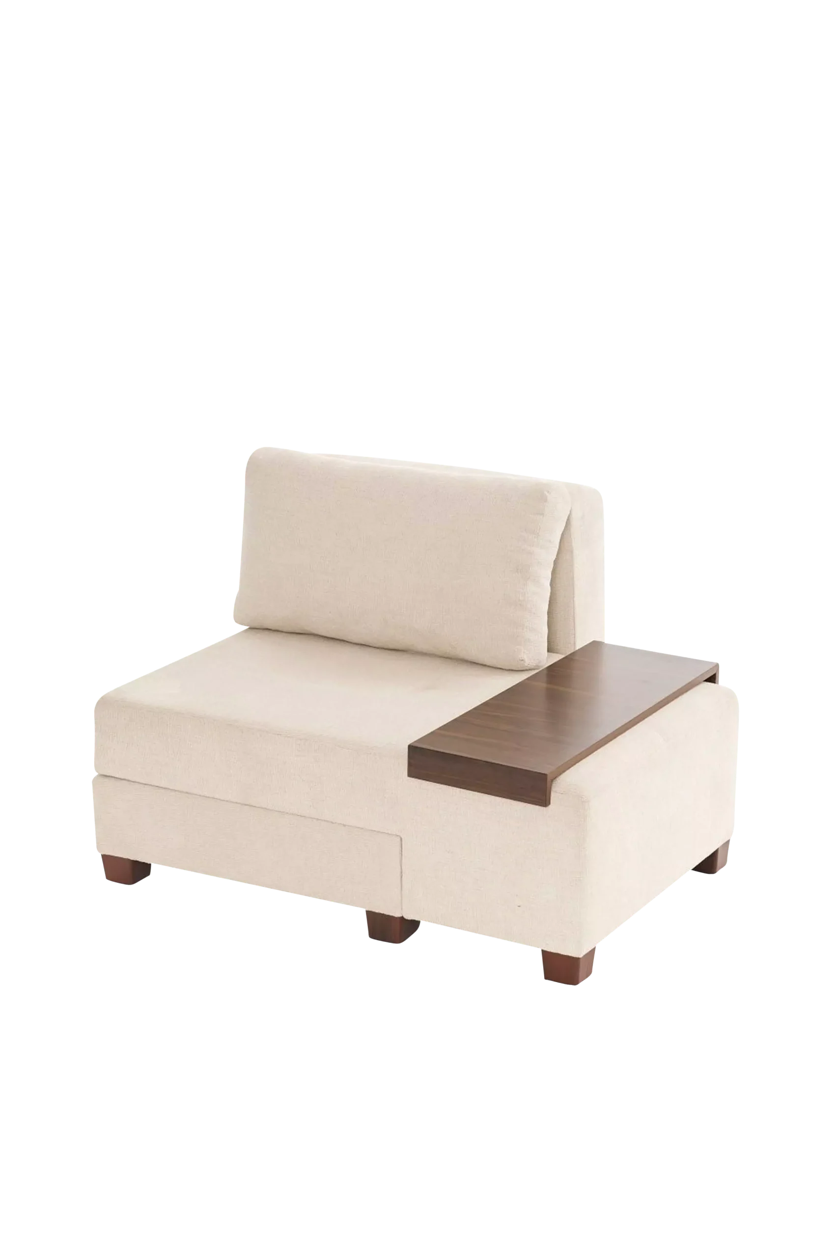 1-sits bäddsoffa Perenna Right