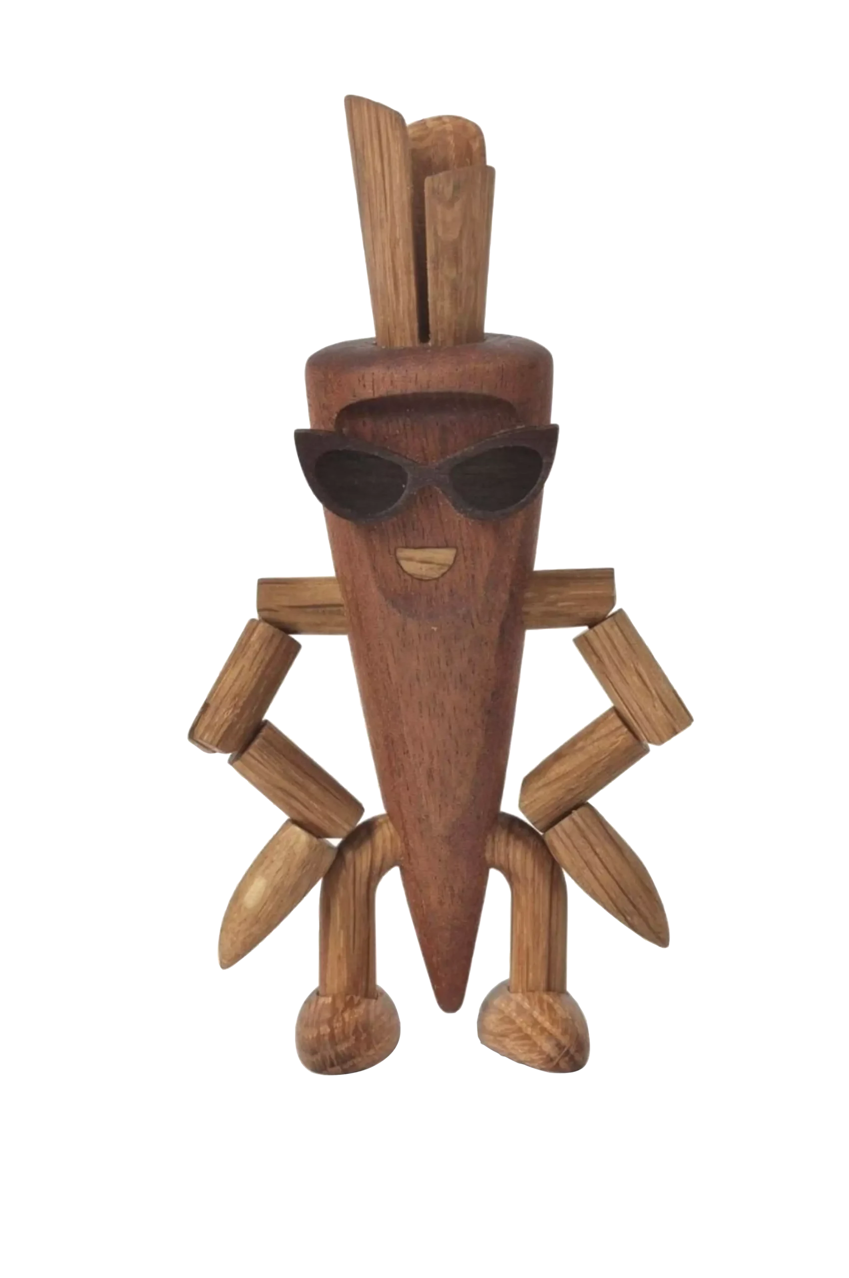Trä Dekoration Camille Carrot 13 cm