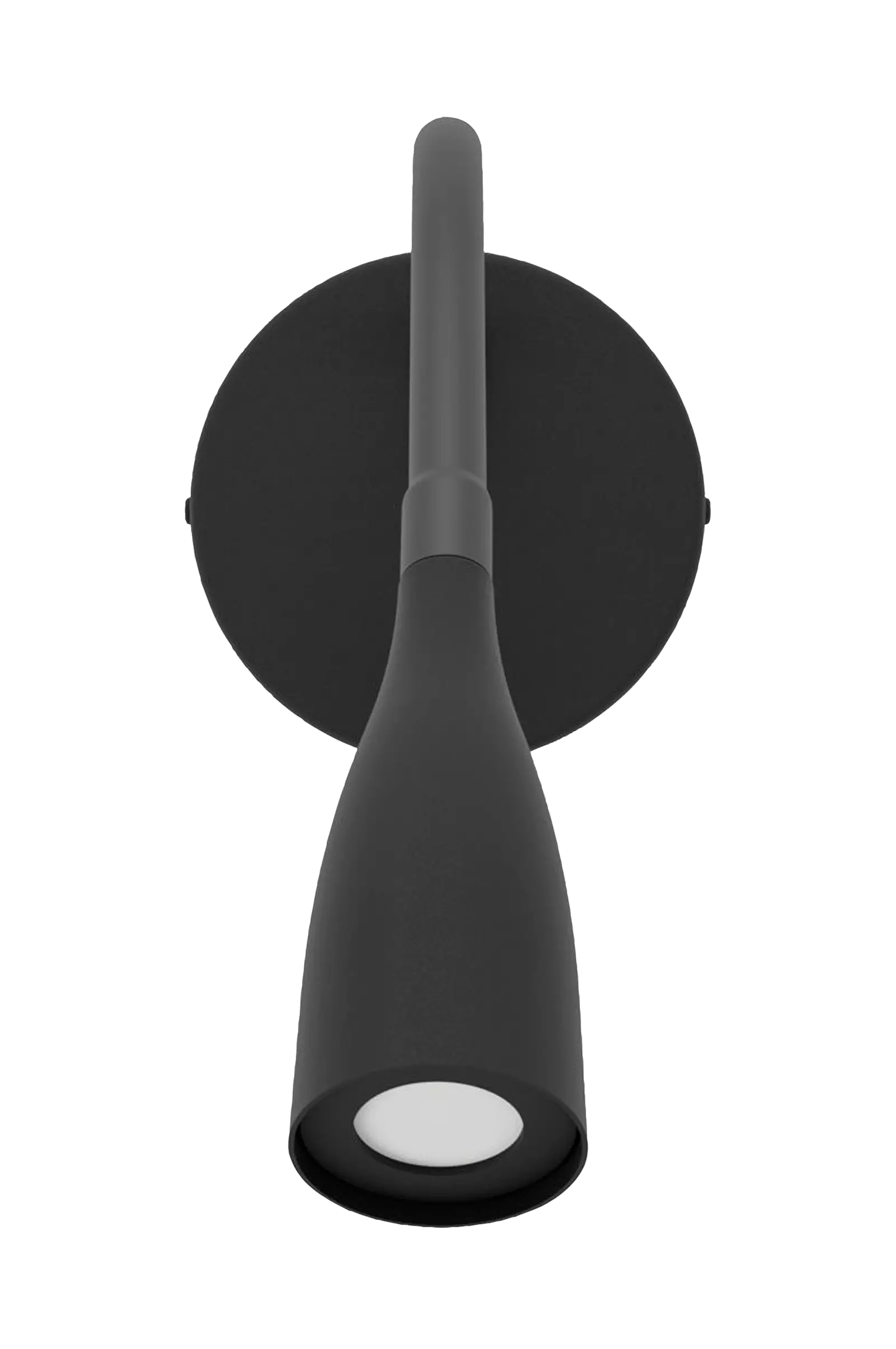 Vägglampa Olivandino 1 Svart