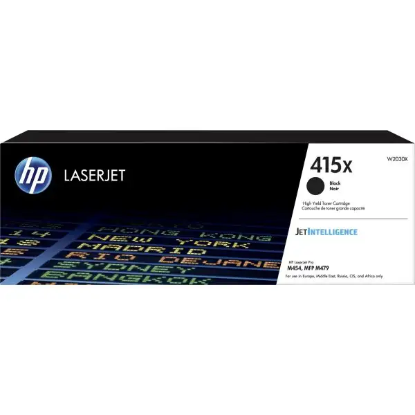 Lasertoner HP Color LaserJet 415X Svart 7500 sidor