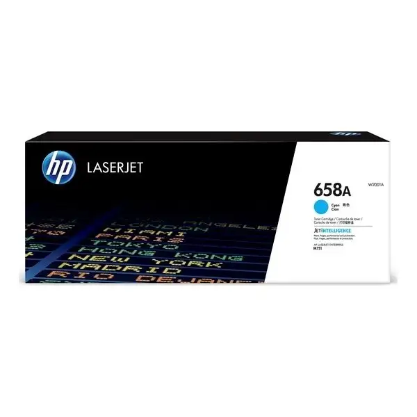 Lasertoner HP Color LaserJet 658A Cyan
