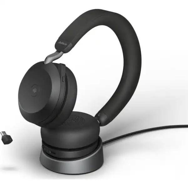 Jabra Evolve2 75 MS USB-C Headset med ställ