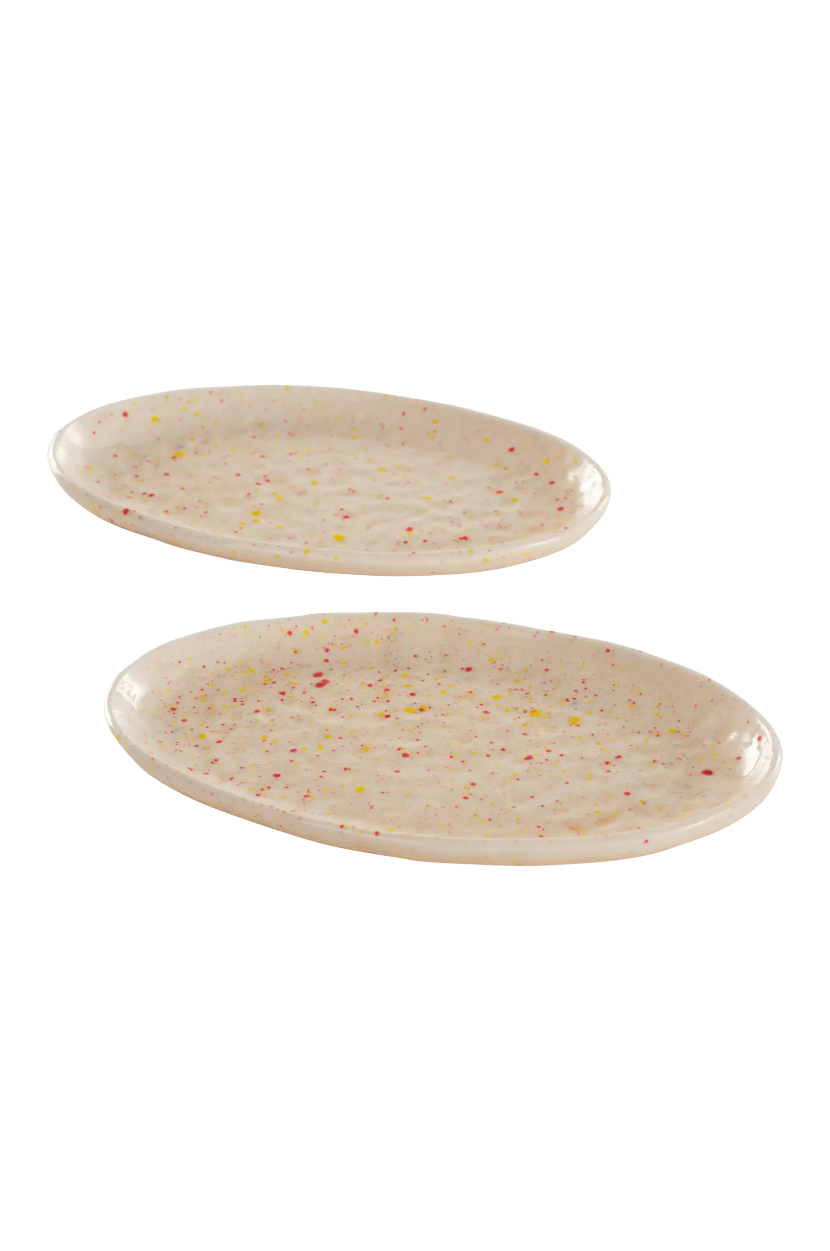 SPRINKLE tallrik oval 2-pack