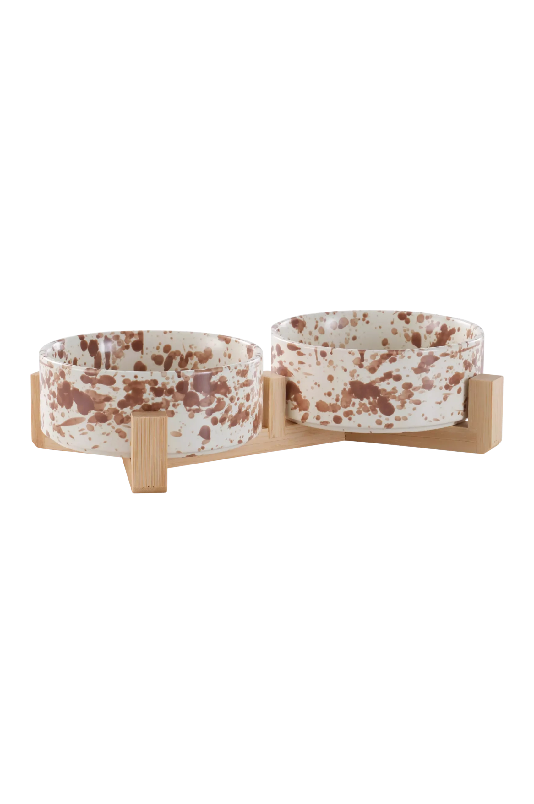 SPRINKLE hund/kattmatsskål 2-pack