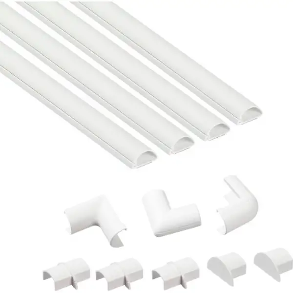 Kabelkanalset d-line 20x10 mm Vit