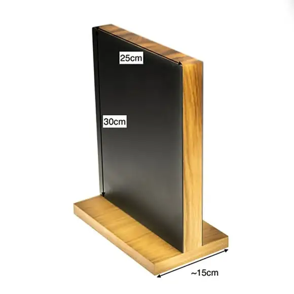 Knivblock magnet 25x30x4cm rökt ek