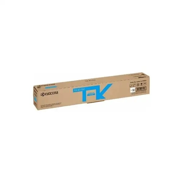 Lasertoner Kyocera TK-8115C Cyan 6000 sidor