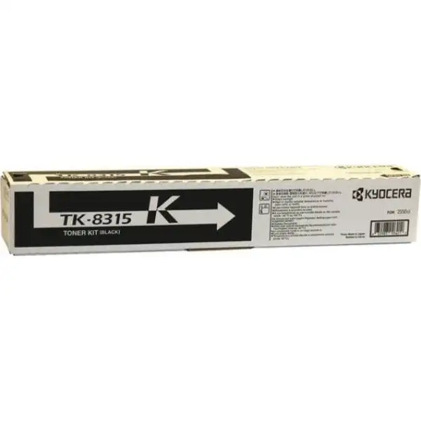 Lasertoner Kyocera TK-8315K Svart 12 000 sidor