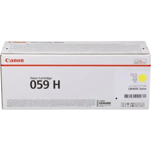 Lasertoner Canon 059 H Gul 13 500 sidor