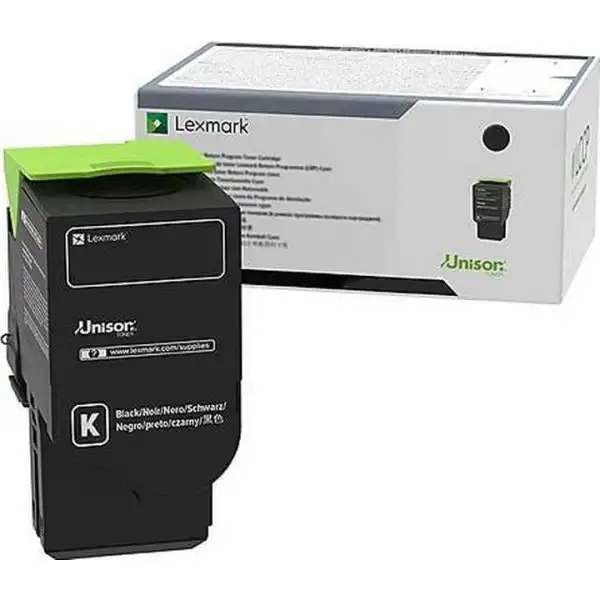 Lexmark 78C0X10 lasertoner, svart