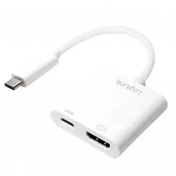 LogiLink USB-C till HDMI + USB-C Adapter