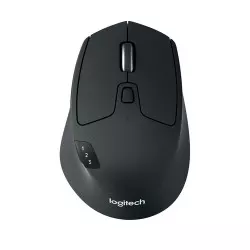 LOGITECH Logitech M720, högerhand, Optisk, Trådlös RF + Bluetooth, 1000 DPI, Svart, Vit